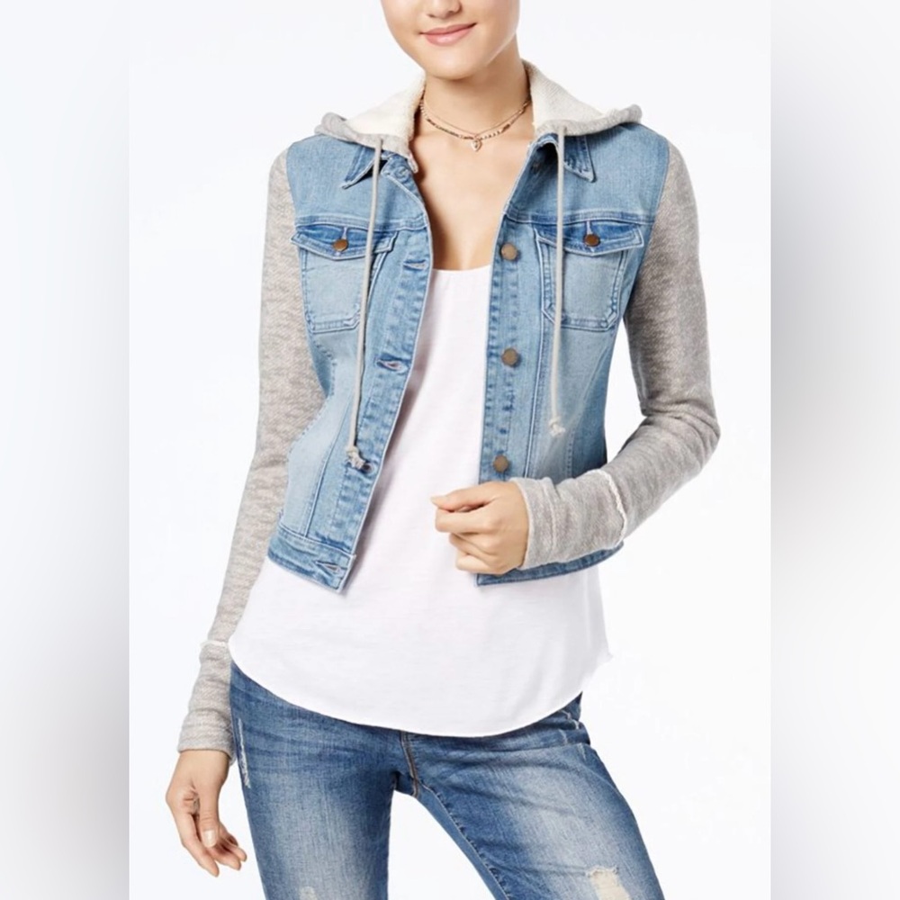 American Rag Juniors Terry‎ Denim Jacket - Size Medium